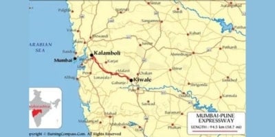 Mumbai Pune Expressway Map